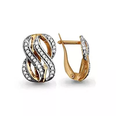 Серьги, золото, артикул LV42396А