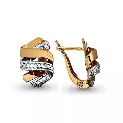 Серьги, золото, артикул LV42393А