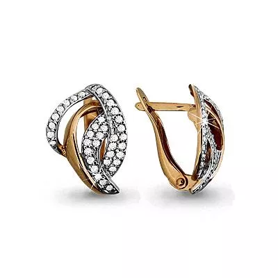 Серьги, артикул LV42390А, золото