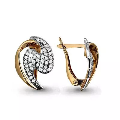 Серьги, артикул LV42387А, золото