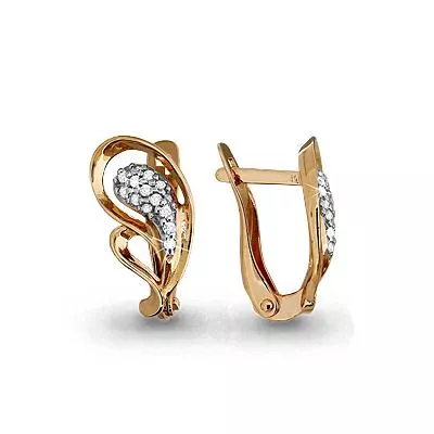 Серьги, артикул LV42382А, золото