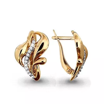 Серьги, артикул LV42374А, золото