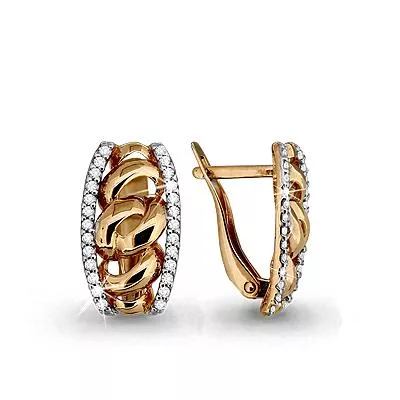 Серьги, золото, артикул LV42360А