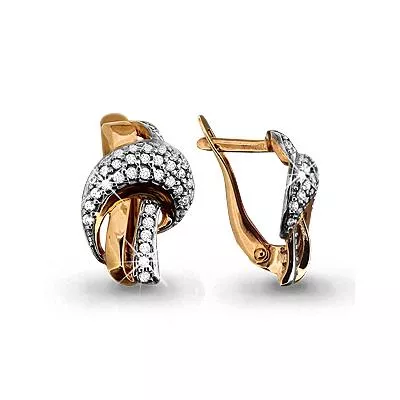 Серьги, артикул LV42357А, золото