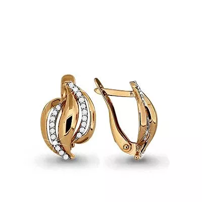 Серьги, золото, артикул LV42356А