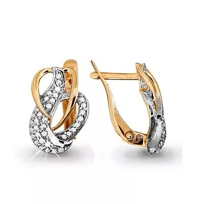 Серьги, артикул LV42350А, золото