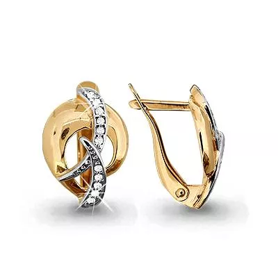 Серьги, золото, артикул LV42347А