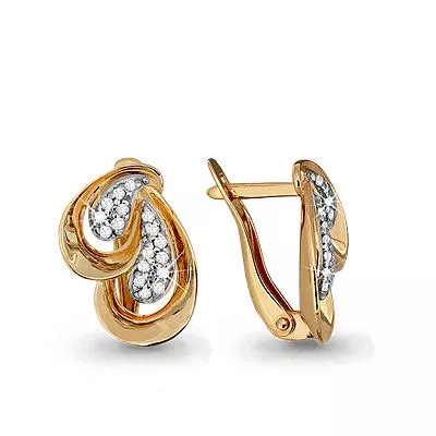 Серьги, артикул LV42323А, золото