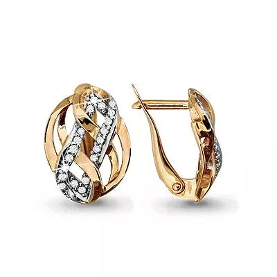 Серьги, артикул LV42320А, золото