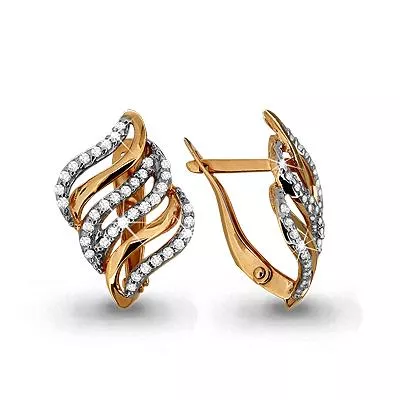 Серьги, артикул LV42316А, золото