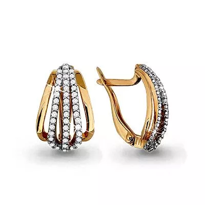 Серьги, артикул LV42314А, золото