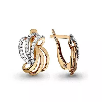 Серьги, золото, артикул LV42313А