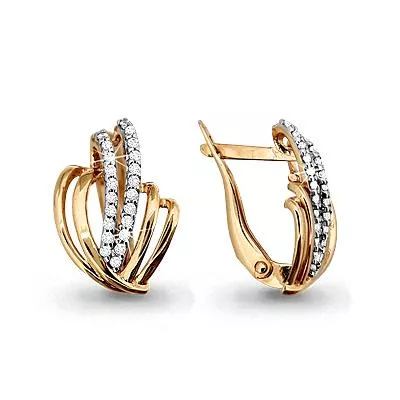 Серьги, золото, артикул LV42310А