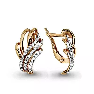 Серьги, артикул LV42308А, золото