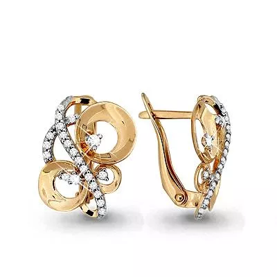 Серьги, артикул LV42290А, золото