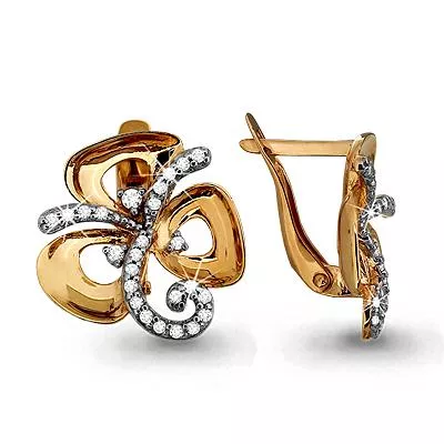 Серьги, золото, артикул LV42288А