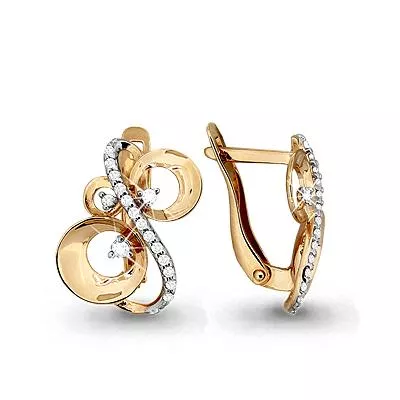 Серьги, артикул LV42285А, золото