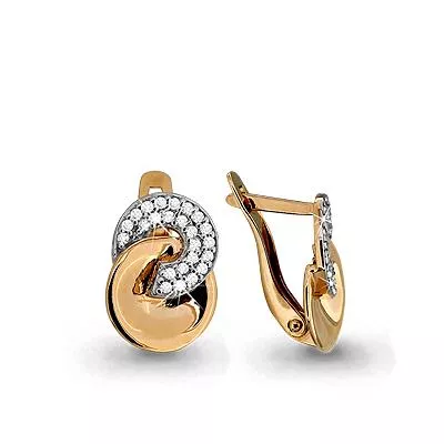 Серьги, золото, артикул LV42281А