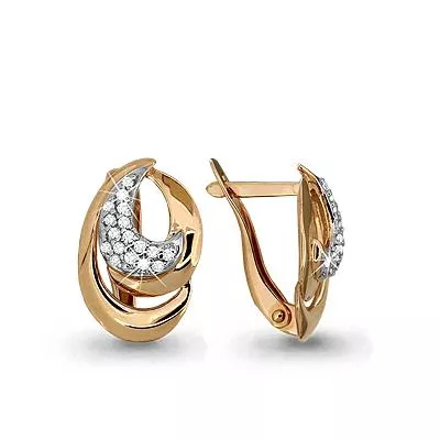 Серьги, артикул LV42279А, золото