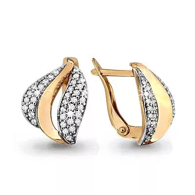 Серьги, золото, артикул LV42259А