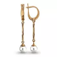 Серьги из золота, артикул LV42247