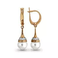 Серьги, золото, артикул LV42246А