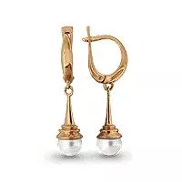 Серьги, артикул LV42245, золото