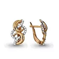 Серьги, золото, артикул LV42237А