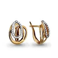 Серьги из золота, артикул LV42235А