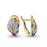 Серьги, артикул LV42233А, золото