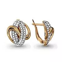 Серьги из золота, артикул LV42232А