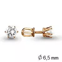 Серьги из золота, артикул LV42225