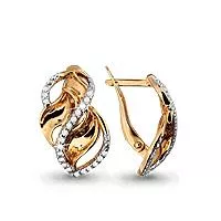 Серьги, артикул LV42224А, золото