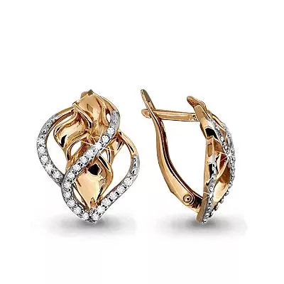 Серьги, артикул LV42222А, золото