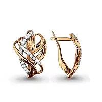 Серьги, артикул LV42219А, золото