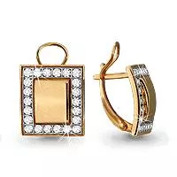 Серьги из золота, артикул LV42218А