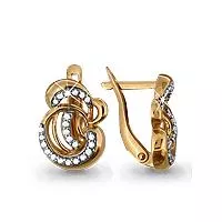 Серьги из золота, артикул LV42207А