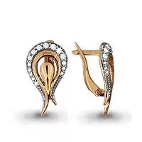 Серьги из золота, артикул LV42202А