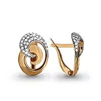 Серьги, артикул LV42180А, золото