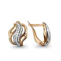 Серьги, артикул LV42174А, золото