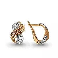 Серьги, золото, артикул LV42164А