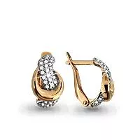 Серьги, артикул LV42163А, золото