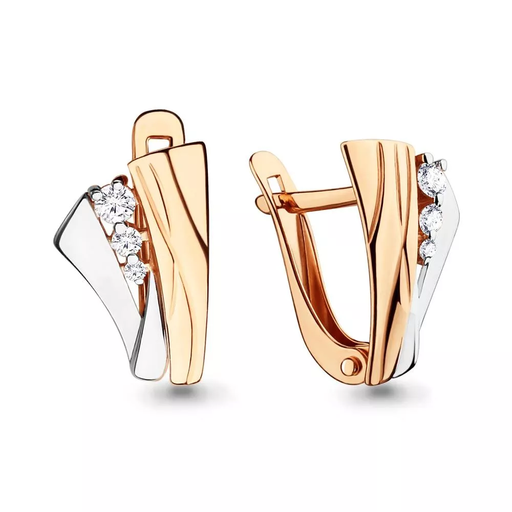 Серьги из золота, артикул LV42144