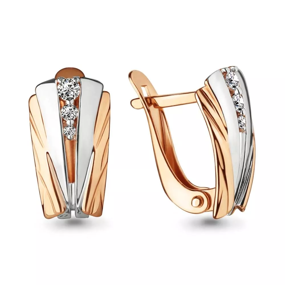 Серьги из золота, артикул LV42143