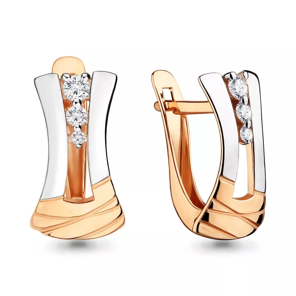 Серьги, артикул LV42142, золото