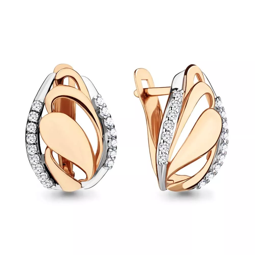 Серьги, золото, артикул LV42137А