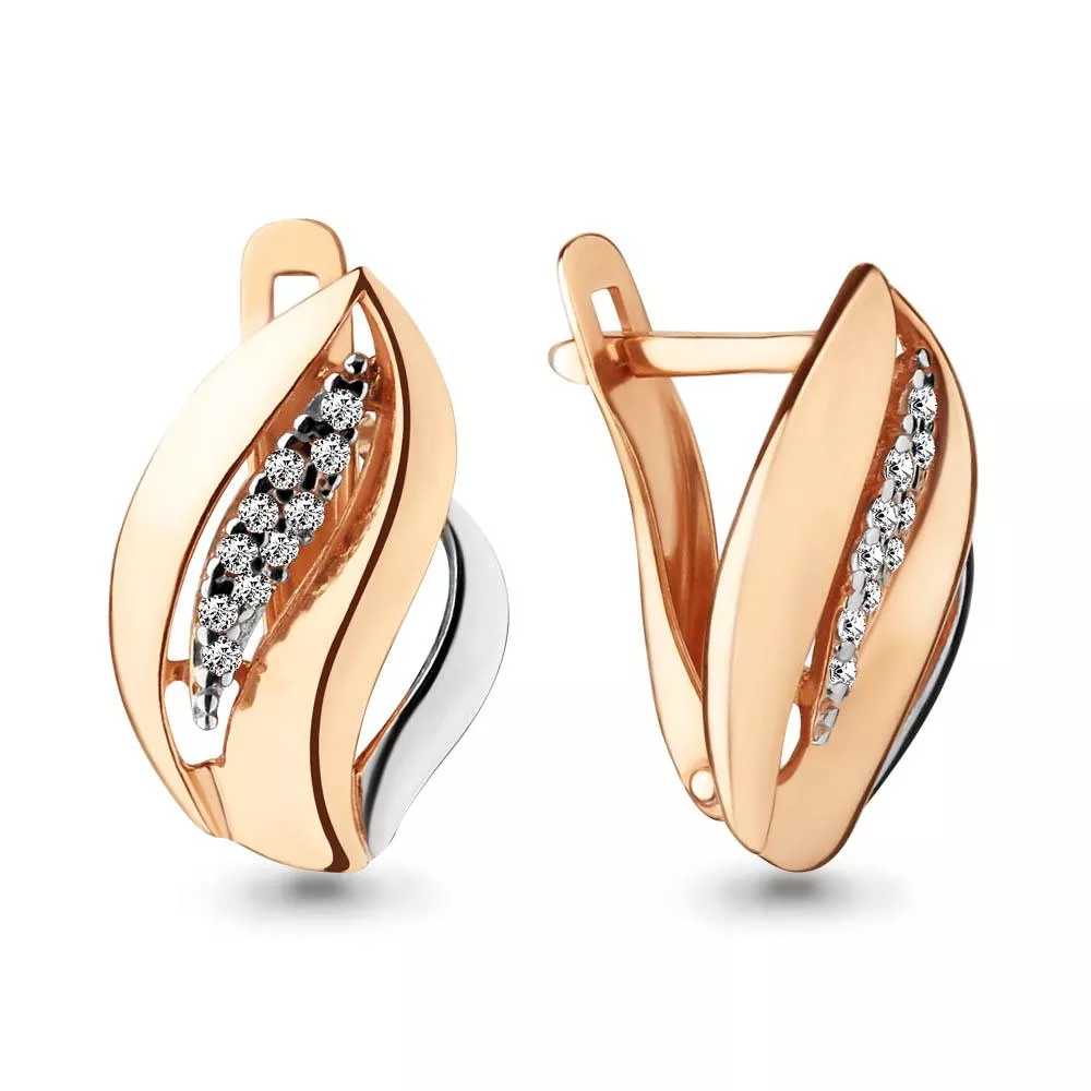 Серьги, артикул LV42136А, золото