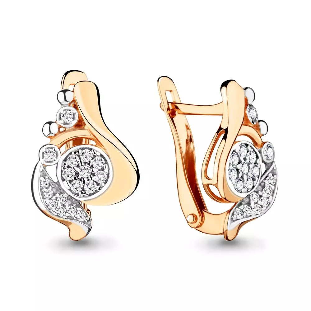 Серьги, артикул LV42134А, золото