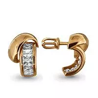 Серьги из золота, артикул LV42125