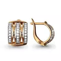 Серьги, золото, артикул LV42118